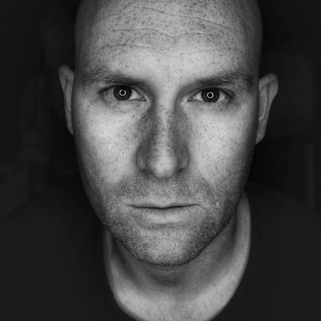 Portrait of a European man video format trainer